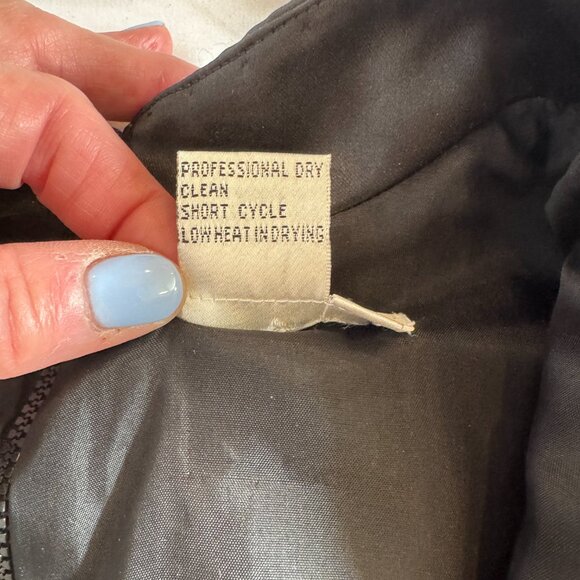 Zola Evening Beaded Top Black Women Size 8 - Picture 5 of 7